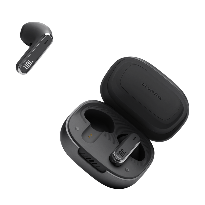 JBL Live Flex - Black - True wireless Noise Cancelling earbuds - Detailshot 5 image number null
